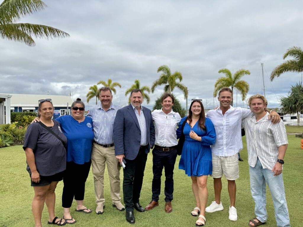 Waszanna Reed, Bec Domaille, Stephen Bennett MP, Hon Andrew Powell MP, Brett Lakey, Amy Gash, Linc Lewis, Luke Workman