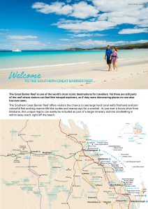 Welcome to the Southern Great Barrier Reef